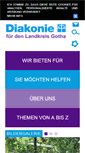 Mobile Screenshot of diakonie-gotha.de
